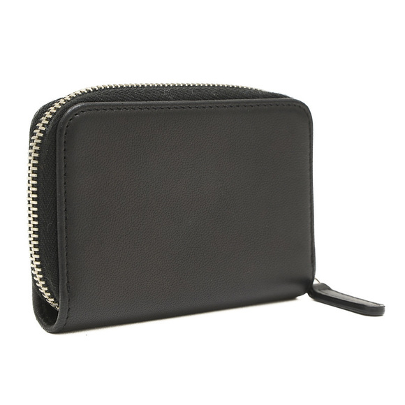 Chanel Cocomark Round Silver Black Wallet Zipper - Picture 1 of 8